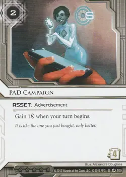 ANDROID NETRUNNER CARD - PAD CAMPAIGN - Image 1