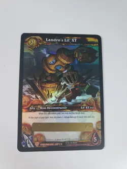 Landro’s Lil' XT Loot Card World of Warcraft TCG WoW Worldbreaker Unscratched - Image 1