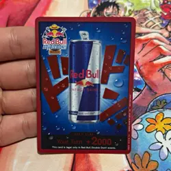 Red DON!! Card (Red Bull Double Don!!) One Piece Promo +2000 English - Image 1