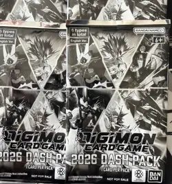 New Sealed x24 Digimon Card Game TCG Dash Pack 2026 English - Image 3