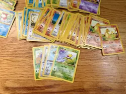 Pokemon Base Set Jungle Fossil Bulk 250+ Card Lot Non Holo Most Commons HP/MP/LP - Image 4
