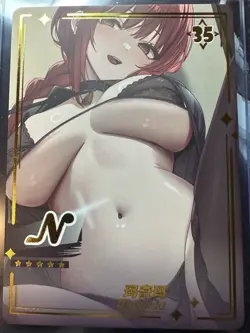 Makima Chainsaw Man Genki Parade N 35 Anime Waifu Trading Card Goddess Story - Image 1