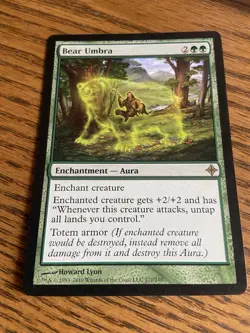 MTG Bear Umbra - Rise Of The Eldrazi #177 - Image 1