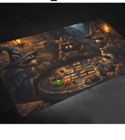 Trash Panda Wizards TCG Playmat Rubber Non Slip MTG Pokemon Yugioh 60x35cm - Image 1