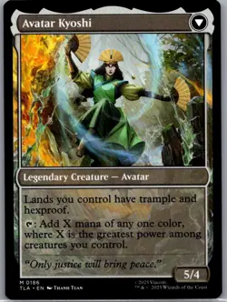 The Legend of Kyoshi 186 Avatar: The Last Airbender Magic: The Gathering NM - Image 2
