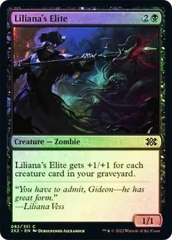 MTG - Liliana's Elite - Foil - Double Masters 2022 - Magic the Gathering - Image 1