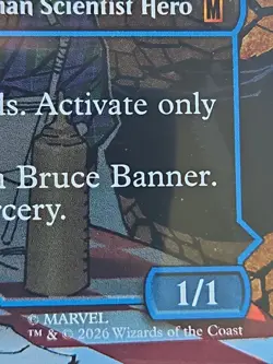 Bruce Banner (Borderless),Marvel Super Heroes Magic the Gathering, MTG **NEW** - Image 5