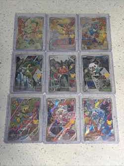 Pokemon First Partner Illustration Collection Series 2 Complete Set Of 9 (Lot A) - Image 1