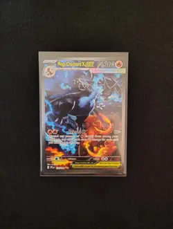 Mega Charizard X EX 125/094 Evolutions Full Art Holo Rare English Pokemon TCG. - Image 1