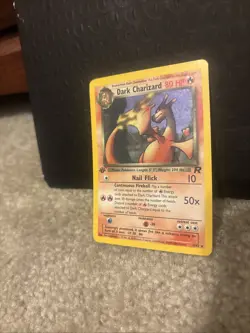 Dark Charizard 1st edition Pokemon card - Image 1