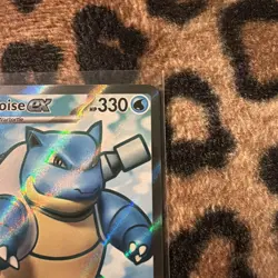 Pokemon Blastoise ex 184/165 Sv 151 Ultra Rare Full Art Holo NM - Image 3