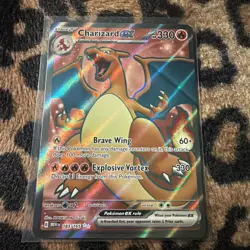 Charizard ex 183/165 SV Scarlet & Violet 151 Full Art Holo ENG - Image 1