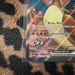 Charizard ex 183/165 SV Scarlet & Violet 151 Full Art Holo ENG - Image 4