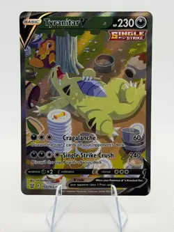 Tyranitar V Alt Full Art 155/163 - Pokemon TCG: SWSH05 Battle Styles - Image 1