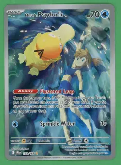 Misty's Psyduck Pokemon Destined Rivals Illustration Rare 193/182 (B) - Image 1
