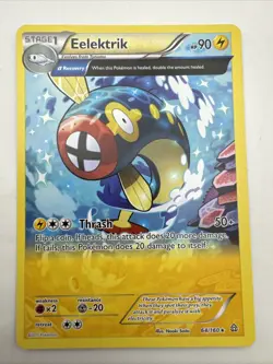 Pokemon TCG Eelektrik Primal Clash 64/160 Regular Rare - Image 1