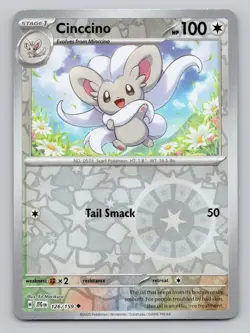 Cinccino 126/159 Uncommon Journey Together Pokemon Reverse Holo Near Mint - Image 1