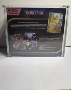 Pokemon Chaos Rising Elite Trainer Box ETB Sealed - WITH Acrylic Case - Image 2