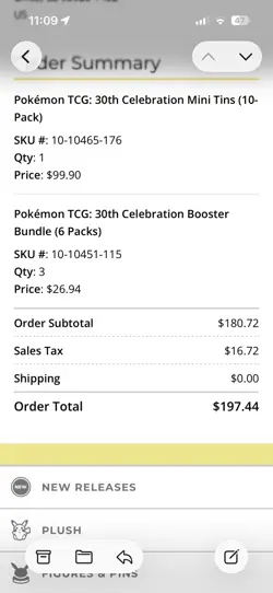 Pokemon 30th Anniversary Celebration Mini Tin Display PRESALE - Image 2