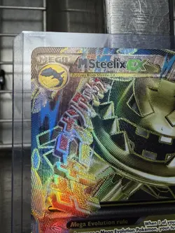 Pokemon TCG Mega Steelix EX (Full Art) 109/114 XY - Steam Siege Holo NM - Image 2