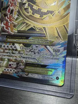 Pokemon TCG Mega Steelix EX (Full Art) 109/114 XY - Steam Siege Holo NM - Image 4