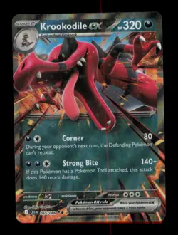 HOLO KROOKODILE EX DOUBLE RARE 055/086 NM POKEMON - Image 1