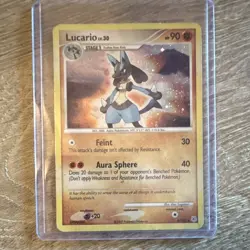 The Pokemon Company Lucario 6/130 Diamond and Pearl Holo Rare 2007 ENG 90 HP - Image 1