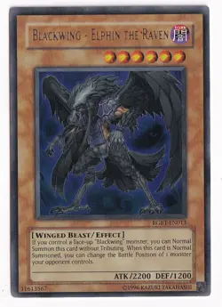 Blackwing - Elphin the Raven - RGBT-EN013 - Ultra Rare Unlimited Ed - Image 1