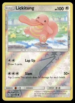 Lickitung 102/156 Common Ultra Prism Pokemon Reverse Holo NM/M - Image 1