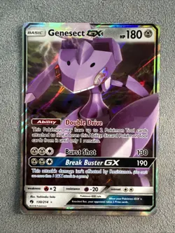 The Pokemon Company Genesect GX SM-Lost Thunder Ultra Rare Full Art 2018 130/214 - Image 1
