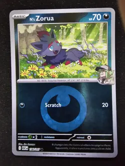 N's Zorua (Energy Symbol) 136/217 Reverse Holo Pokemon Ascended Heroes NM - Image 1
