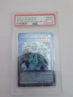 YU-GI-OH! RA03 EN260 "Nekroz of Brionac" PSA 10 - Image 3