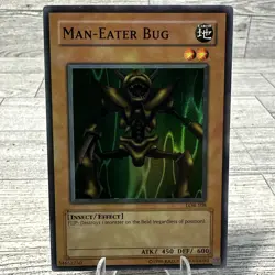 Yugioh Man-Eater Bug LOB-108 Legend of Blue Eyes White Dragon - Image 1