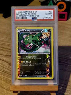 Pokemon Rayquaza Legendary Treasures 93/113 Reverse Holo PSA 8 POP 33 - Image 1