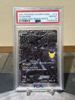 Pokemon 2021 Zekrom 114/114 Celebrations Classic Collection GEM MINT PSA 10 - Image 1