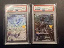 2021 Pokemon Celebrations Reshiram 113/114 & Zekrom 114/114 PSA 10 Set - Image 1