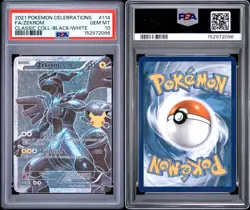 2021 Pokemon Celebrations Reshiram 113/114 & Zekrom 114/114 PSA 10 Set - Image 3