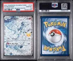2021 Pokemon Celebrations Reshiram 113/114 & Zekrom 114/114 PSA 10 Set - Image 4