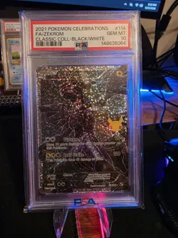 2021 Pokemon Celebrations Classic Coll. #114 FA/Zekrom PSA 10 GEM MINT - Image 1