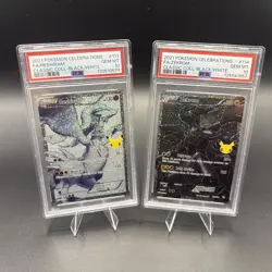 Pokemon RESHIRAM 113/ZEKROM 114/114 PSA 10| Celebrations 25th | 2021 - Image 1