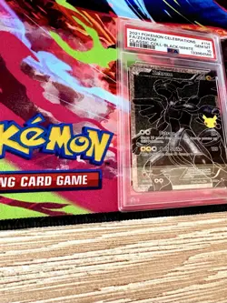 2021 POKEMON CELEBRATIONS FA/ ZEKROM #114 CLASSIC COLLECTION BLACK/WHITE PSA 10 - Image 1