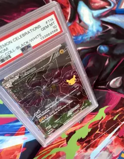 2021 POKEMON CELEBRATIONS FA/ ZEKROM #114 CLASSIC COLLECTION BLACK/WHITE PSA 10 - Image 2