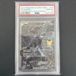 Zekrom 2021 Pokemon Celebrations #114 PSA 10 - Image 1