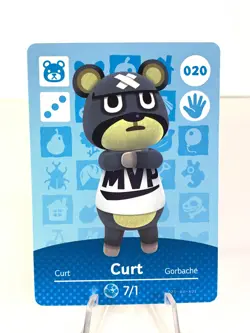 Curt #020 - Animal Crossing - Series 1 - Amiibo Card - Authentic - Unscanned - Image 1