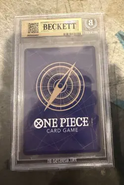 Bandai One Piece Card Game Shanks ST16-004 Alt Art Foil SR BGS 9.5 - Image 2