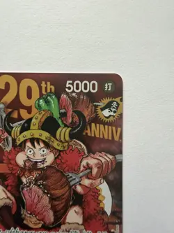 Monkey D Luffy PROMO P-159 Shonen Jump 2026 ONE PIECE Card FOIL RARE animemanga - Image 4