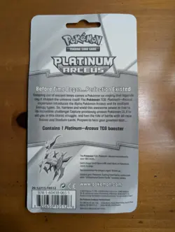 Platinum Arceus Pokemon TCG Booster Pack Blister 1 Pack 10 Cards English 2009 - Image 2