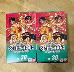 Bandai One Piece Card Game Starter Deck EX Luffy & Ace ST-30 (2 Decks) - Image 1