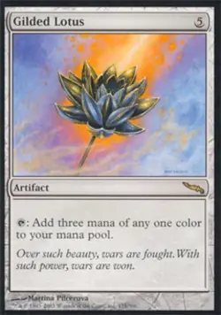 MTG English Gilded Lotus NM Foil Mirrodin - Image 1