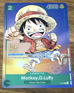 Monkey.D.Luffy (037) 1st Anniversary Tournament P-037 Promotion One Piece - Image 1